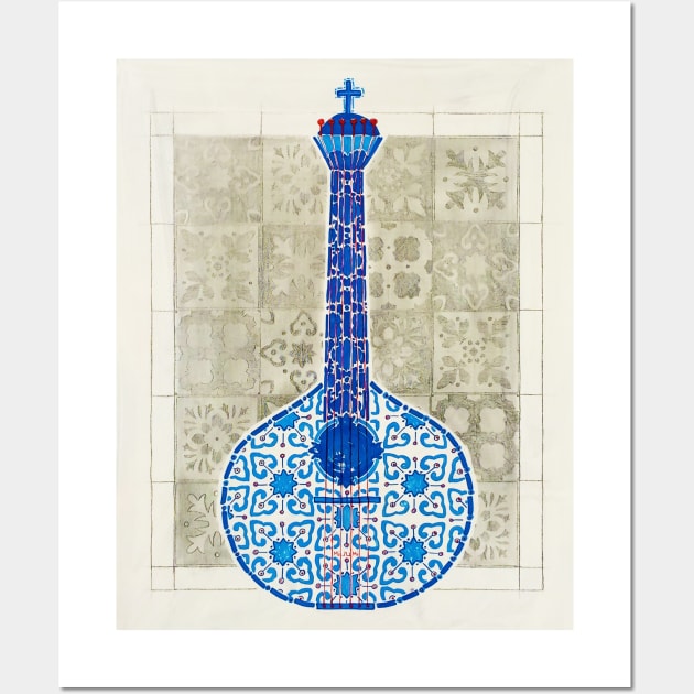 Portuguese Mandolin Wall Art by PortugueseRooster